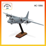 Paper Model Assembled Military Transport Aircraft AC-130U Spooky Gunship - MohinhgiayVN