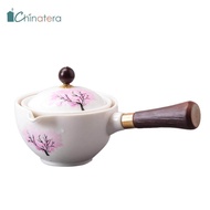 WGB[Chinatera] Unique Chinese Gongfu Tea Teapot 360 Rotation Tea Maker Infuser Porcelain Ceramic Tea
