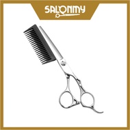 Salon/Barber 6 inches Flat Scissors (With Comb)