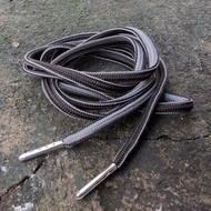 Premium oval shoelaces with nickel aglet combination - nickel aglet sniker shoelaces