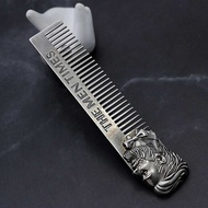 Sisir Mini Portable Mustache Beard Comb / Sisir Saku Rambut Lipat Besi / Balisong Sisir Knife Knif Pisau Lipat Tajam Tumpul / Sisir Rambut Wanita Pria Blow Keriting Anti Kusut Rontok Saku Keren Tipis/ Sisir Pelurus Rambut Permanen / Sisir Lipat Mini Murah