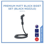 SELLEYS Premium Matt Black Bidet Spray Set with Holder