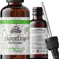 Dandelion Root Tincture Organic Dandelion Extract (Taraxacum Officinale) Health Supplement, Non-GMO 