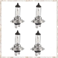 (MDQS) 4Pcs Car Fog H7 Halogen Bulbs Warm Yellow Light 2400-2500K 55W Auto Accessories General Headl