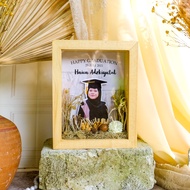 NAURA WEDDING GIFT, CUSTOM PHOTO FRAME SIZE 16x12 CM