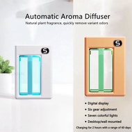 Automatic Aroma Nebulizer Diffuser Aromatherapy Machine Humidifier Essential Oil Ultrasonic Diffuser Home Toilet Air Freshener Spray Perfume Fragrance Dispenser USB Rechargeable