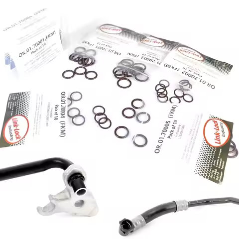 50PCS FKM Viton OK.01.70001 O-Ring Kit for Transmission Cooling Pipe 17227613656 17227800958 1721174
