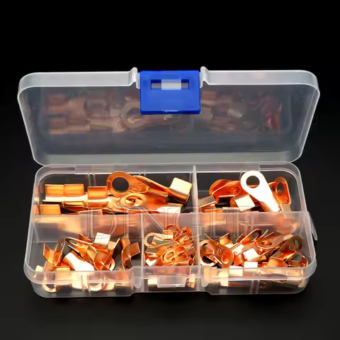 80pcs Copper Battery Cable Connector Terminal Open Lugs Wire Terminals Mayitr OT-3A OT-10A OT-20A OT