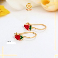 Baby New Born Gold Earrings Strawberry Character 6K 8K Gold ATK 44 Gallery 21 Fashion