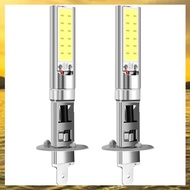 (P U T L)2X H1 Xenon White 6000K 7.5W COB LED SMD DRL Driving Fog Beam Head Light Bulb