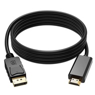 1.8米 Display Port DP轉HDMI線 2K/4K高清 轉換線 #004
