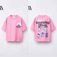 Zara printed stitch t-shirt size 8/9y