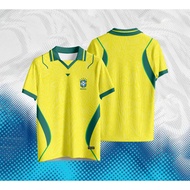SIXTEEN BRAZIL WORLD CUP JERSEY/ BRAZIL JERSEY/ RETRO JERSEY/ VINTAGE/ CASUAL/