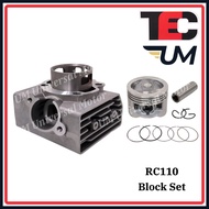 SUZUKI RC110 BLOCK SET TEC STANDARD 54MM COMPLETE RC 110 BEST BLOK CYLINDER PISTON RING HEAVY DUTY S