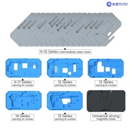 MiJing Z20 Pro Magnetic Stencil Fixture For iPhone X-17 PRO MAX Motherboard Middle Layer Reballing S