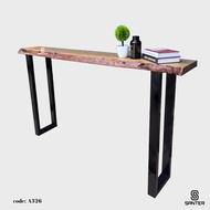 A326. Chengal Emas Solid Wood Bar Table / Console Table