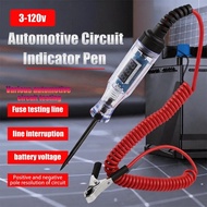 3-120V Car Circuit Tester Voltage Tester LED Circuit Tester Pen Car Maintenance Light Pen Ujian Papa