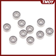 TMOY 10Pcs 681XZZ 1.5x4x2mm open miniature bearings ball mini hand bearing spinner