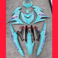 VELOZI COVER SET SNIPER GP GP150 2021 SKY BLUE YAMAHA Y15 Y15Z Y15ZR V1 V2 STICKER VELOZI BODY KIT