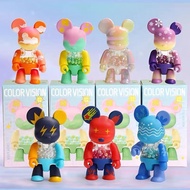 Blind Box [Genuine] MINISO QEE Star Universe Blind Box Figure Office Doll Trendy Play Building Block Bear Violent Bear Ornaments