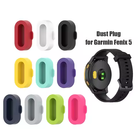 10pcs Smartwatch Silicone Port Anti Dust Plug Cover Cap for Garmin Vivomove 3/3S