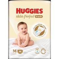 Huggies Diaper Pants Skin Perfect MegaJumbo M98/L88/XL72/XXL64 with 2 Super Absorbent Areas & Dual Z