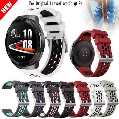 Wristband For HUAWEI WATCH GT 2e Smart Watch Replacement 22mm Silicone Bracelet Strap For Huawei Wat