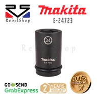 Makita Accessories Impact Deep Socket 1" Long Impact Socket Wrench SQ DRIVE 34MM - Accessories E-247