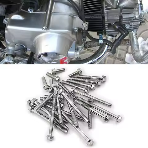 For HONDA Z50 CT70 SL70 XL70 Z50R CL70 One Set Engine Side Cover Case Screws Bolts Nuts Z50A CT70H C