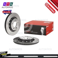 จานเบรคหน้า LANCER EX 2.0 EVO 10 2008- OUTLANDER 2003-2012- PEUGEOT 4007 CITROEN C-CROSSER 2007-2012