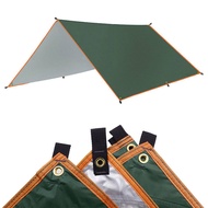 ฟลายชีทกันน้ำ5x3m 4x3m 3x3m ผ้าใบกันน้ำเต็นท์ สวนแสงอัลตราไลท์หลังคาบังแดดกลางแจ้งตั้งแคมป์เปลญวนท่อ