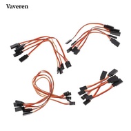 [Vaveren] 5pcs Male to Female Servo Extension   Cable 3 Pin Futaba JR Connector 50mm