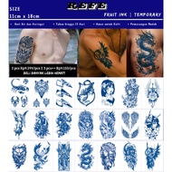 Fruit Ink Tattoo Waterproof Tattoo Lasts 2 weeks More Size 11x19cm Various Japanese Anime Aesthetic 