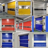 Pintu Gelek Cepat PVC Gudang Garage Sensor Pintu Pengumpulan Elektrik Pintu Gelek Kalis Api Industri