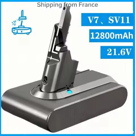 12800mAh 21.6V Lithium V7 Battery Replacement for Dyson V7 Motorhead Pro V7 Trigger V7 Animal V7 Car