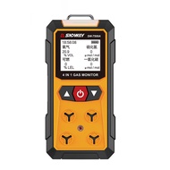 4 In 1 Hazardous Gas Detector Alarm System Co H2s O2 Combustible Gas Sensor