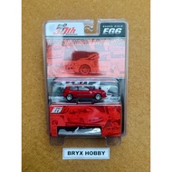 Hobby Japan Initial D Honda Civic (EG6) Myogi Night Kids Shingo Shoji Vs. Takumi Fujiwara #HJDMD006 