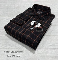 COD kemeja flanel super jumbo 4XL 5XL 6XL 7xl FLANEL JUMBO
