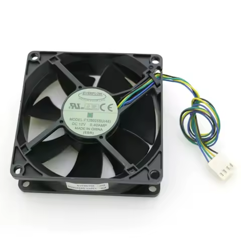 F128025SU 80x80x25mm PWM CPU Fan 12V 0.40A 4Wire 4Pin Computer CPU Cooler Cooling Fan