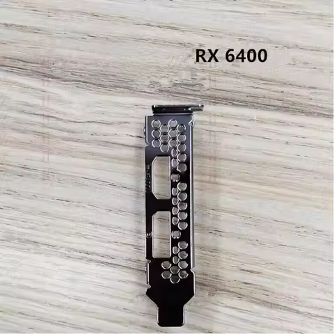 ZHZH 2 Pcs Low Profile Bracket For Sapphire RX6400 LP Graphics Video Card DP+HDMI