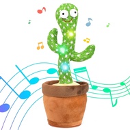 Baby Dancing Cactus, Talking Cactus Toys, Wriggle Singing Cactus, Repeat What You Say, Baby Boy Toy, Plush Electric Speaking Cactus ,Baby Girl 15 Second Voice Recorder Toy