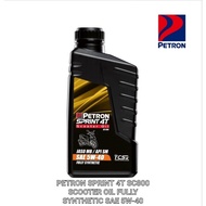 【COD】 PETRON SPRINT 4T SC800 SCOOTER OIL FULLY SYNTHETIC SAE 5W-40