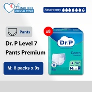 Dr. P Premium Pants Adult Diaper (1 Carton) Size M (9x8) / L (8x8) / XL (7x8)