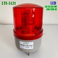 LTE-5121 PNC WARNING-LIGHT ไฟหมุนLED 5นิ้ว รวมโวลท์ 12VDC 24VDC110VAC 220VAC  หมุน/กระพริบ/ติดตลอด