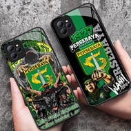 DK-89 Persebaya HD Glass Casing for Infinix Smart 6 7 8 Hot 9 10 11 Play 30i Note 40i 50 50i Pro Plu