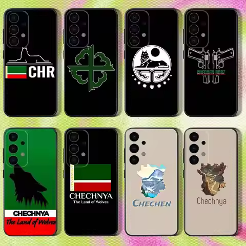 Chechen Coat Of Arms Phone Case For Samsung S25,S24,S21,S22,S23,S30,Ultra,S20,Plus,Fe,Lite,Note,10,9