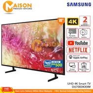 Samsung 85" 4K UHD Smart TV UA85DU7000KXXM