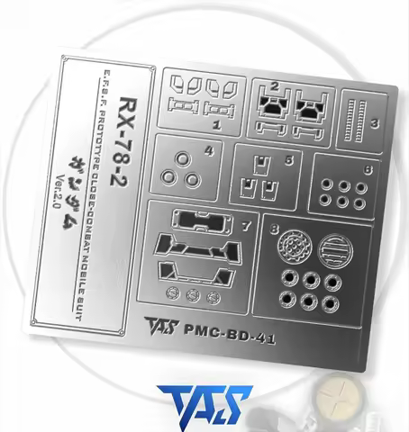 TAS Highly Accurate Etching Sheet Parts for RG RX-78-2 Ver 2.0 Mobile Suit Model Action Figures Deta