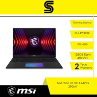 MSI Titan 18 HX A14VIG 290- 18" UHD+ Mini LED IPS/Intel I9-14900HX/128GB DDR5/4TB SSD/Nvidia RTX4090