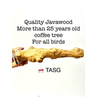 Parrot perch bird perch Java wood perch cage toy clamp